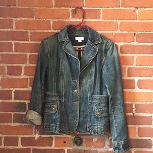 LOFT Stonewashed Denim Jacket Size 2